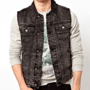 Sleeveless Denim Jacket
